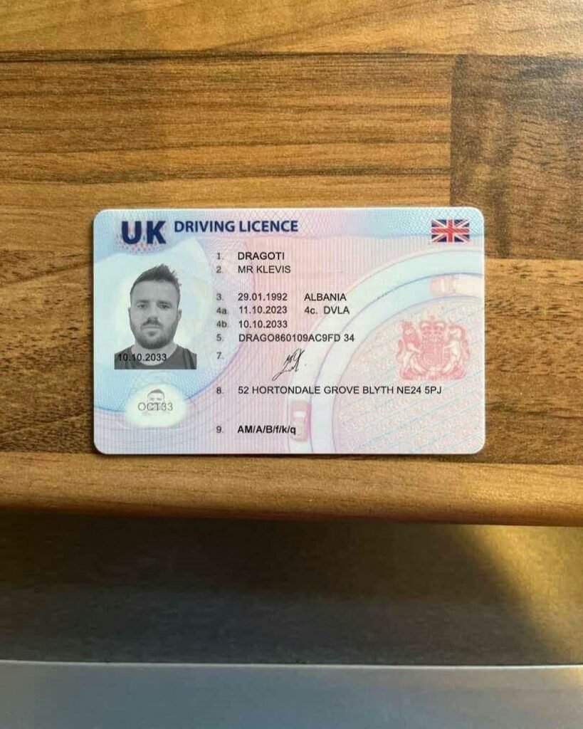 buy UK driving licence