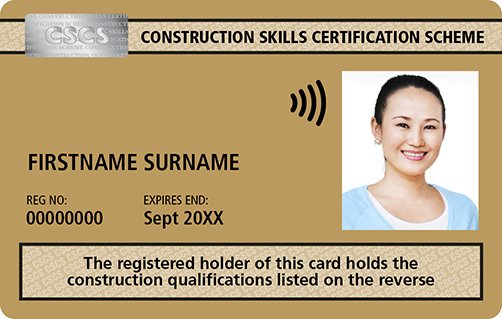 Buy Supervisory CSCS card